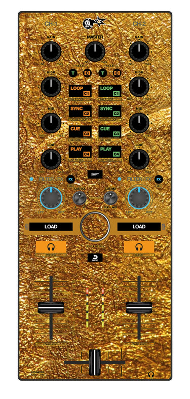 Reloop Mixtour Skin Golden Treasure